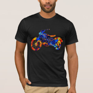 CAMISETA MOTOCICLO - MISTURA COLORIDA DE NENHUM