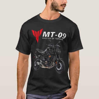 Camiseta Motociclo Preto Mt-09