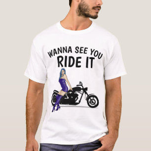 Camiseta MOTOCICLO 'QUER VER VOCÊ DIRIGIR" T-shirts