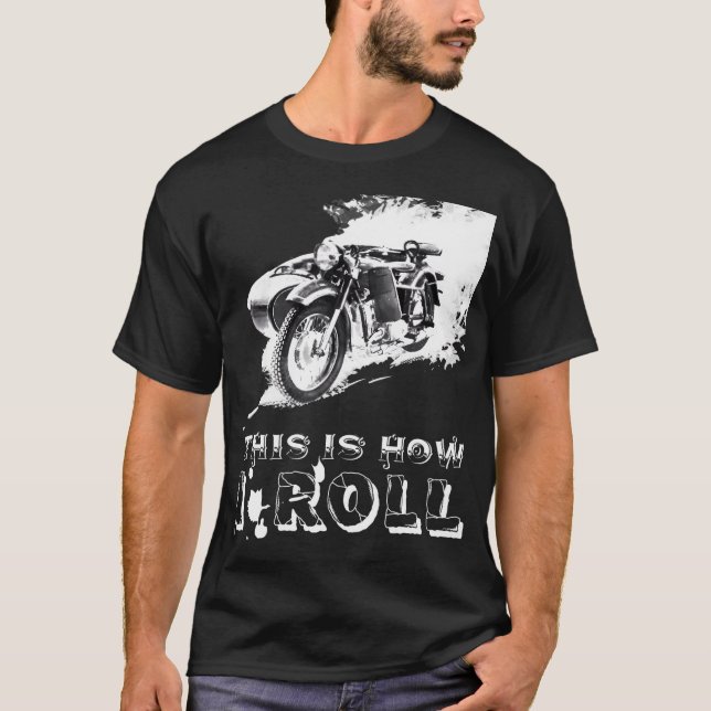 Camiseta Motociclos com Sidecar (Frente)