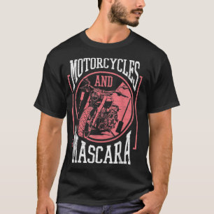 Camiseta Motociclos De Biker E Motocicletas De Mascara
