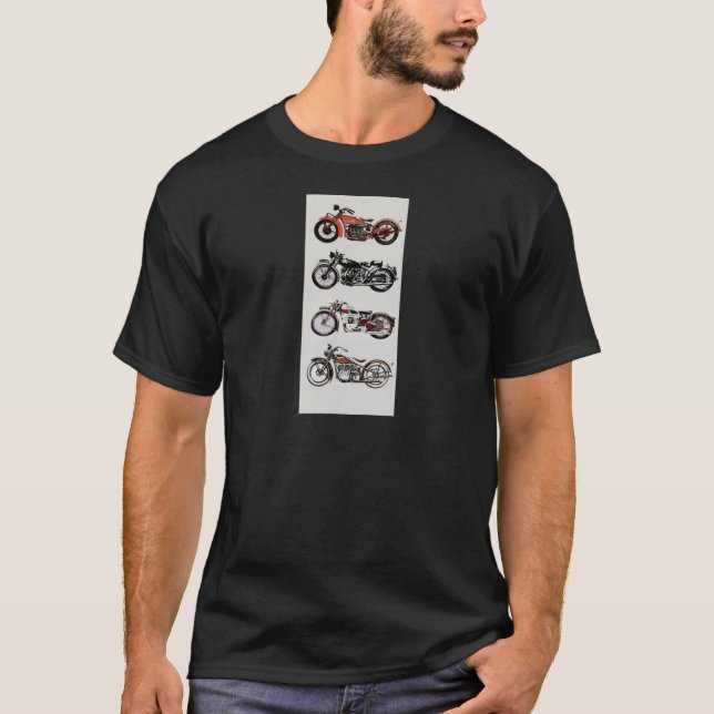CAMISETA MOTOCICLOS DE VINTAGEM (Frente)