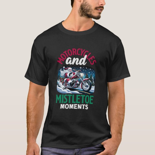 Camiseta Motociclos e momentos mistos Biker Xmas Sweat (Frente)