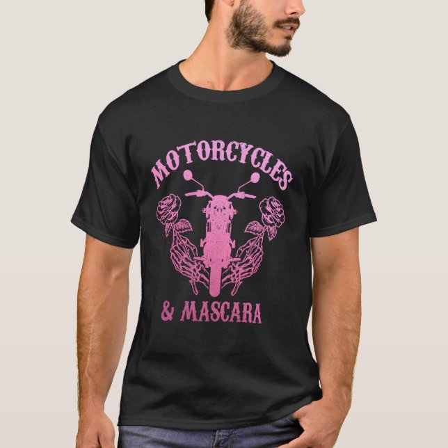 Camiseta Motociclos Mascara Biker K (Frente)