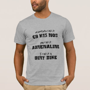 Camiseta Motocross Adrenalina de Moto de Trilha