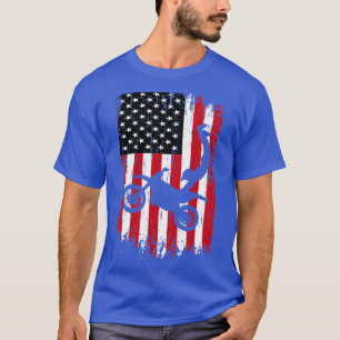 Camiseta Motocross American Flag super-cruzado