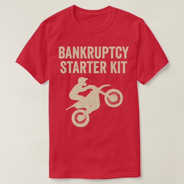 Camiseta Motocross Biker Dirt Bike Motorbike Sta (Frente do Design)