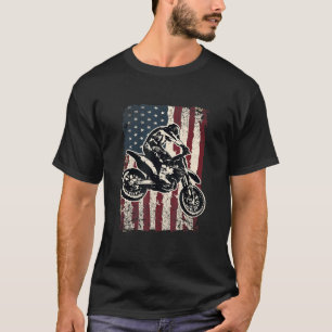 Camiseta Motocross Biker Motor Rider Americano
