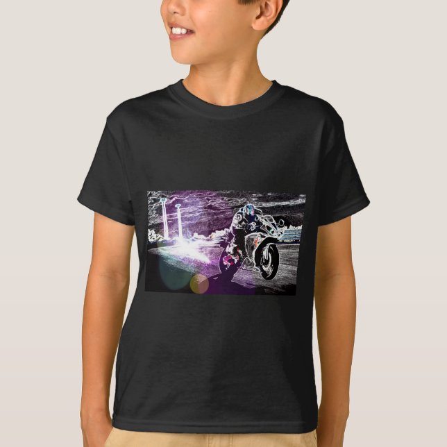 Camiseta motocross biking da sujeira que compete o (Frente)