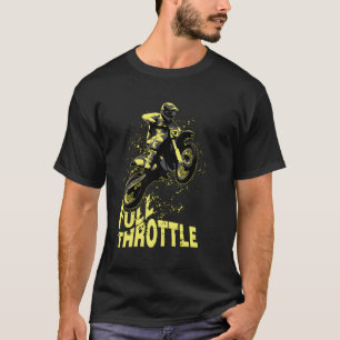 Camiseta Motocross da Camada de Sujeira do cheio