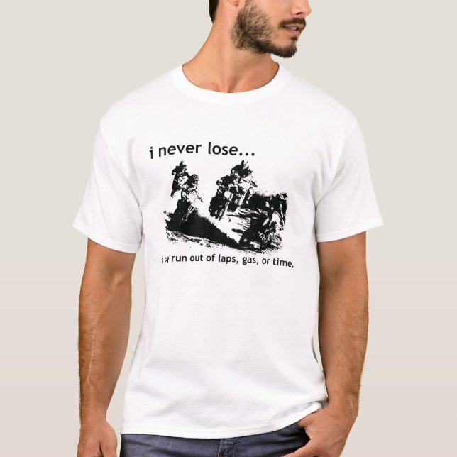 Camiseta Motocross de Bicicleta Off-Road Never Los (Frente)