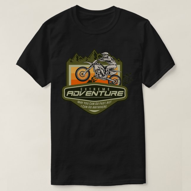 Camiseta Motocross dirt bike (2) (Frente do Design)