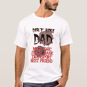 Camiseta Motocross Dirt Bike Dad