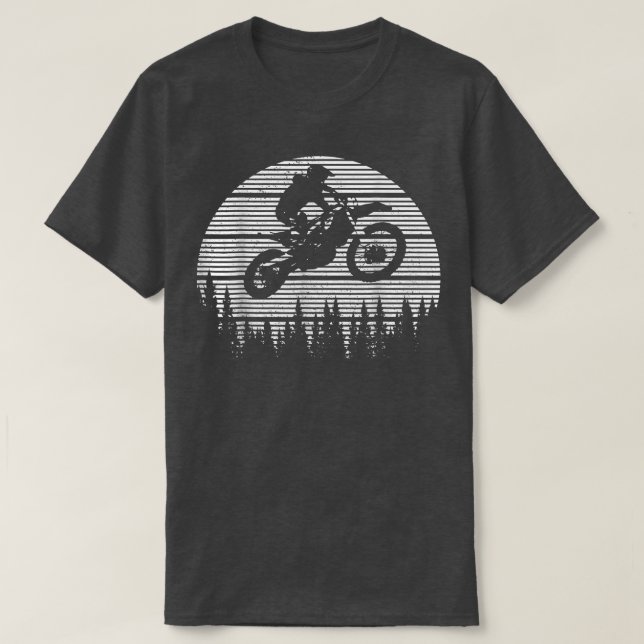 Camiseta Motocross Dirt Bike Enduro Motocycle Biker 1 (Frente do Design)