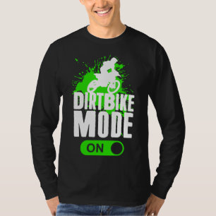 Camiseta Motocross Dirt Bike Mode Na Corrida Para Jovens