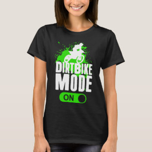 Camiseta Motocross Dirt Bike Mode Na Corrida Para Jovens