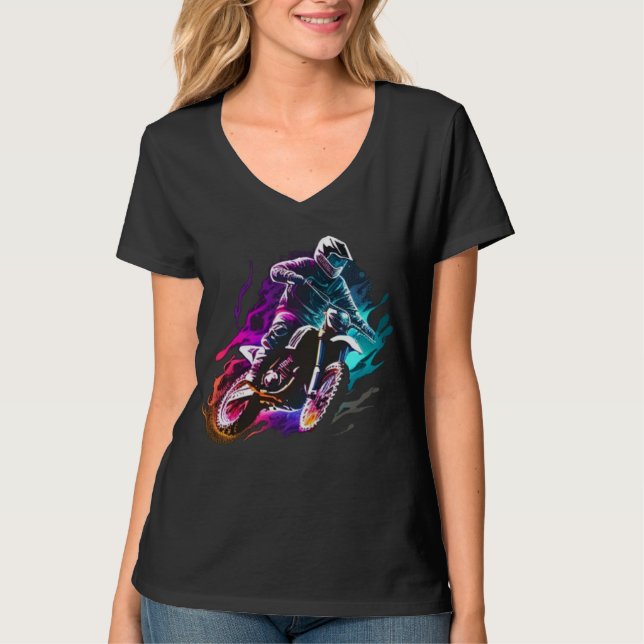 Camiseta Motocross dirt bike motorcycle 2 (Frente)
