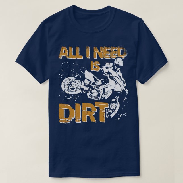 Camiseta Motocross Dirt Bike Racing Enduro Race Gift  (Frente do Design)