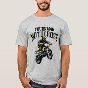 Camiseta Motocross Dirt Bike Racing Personalizado