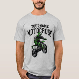 Camiseta Motocross Dirt Bike Racing Personalizado 
