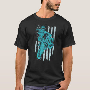 Camiseta Motocross Dirt Bike Rider Raízes Nos Amo