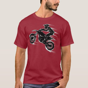Camiseta Motocross Drag Racer Dirt Biker