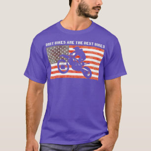 Camiseta Motocross Enduro Dirt Bike Bandeiras Americanas