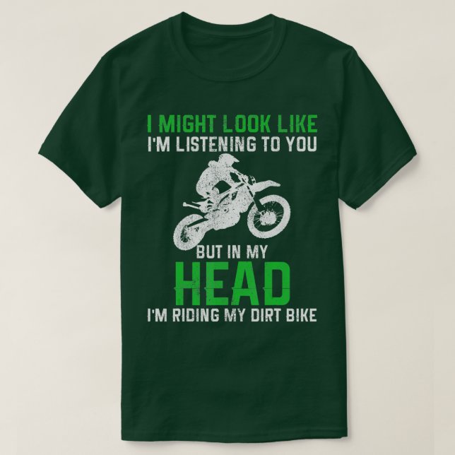 Camiseta Motocross Enduro Enduro Enduro Enduro Quote Moto (Frente do Design)