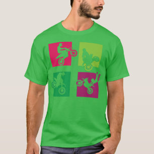 Camiseta Motocross Fan Motorizada Da Camada De Travões Do M