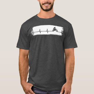 Camiseta Motocross Heartbeat Enduro Bike Motorrad