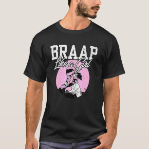 Camiseta Motocross I Dirt Bike I Girl Bikers I Brake Like A