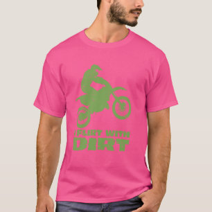 Camiseta Motocross I Flerta Com Homens De Sujeira Mulheres