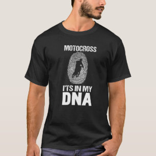 Camiseta Motocross Masculino Está No Meu DNA Piloto De Mot