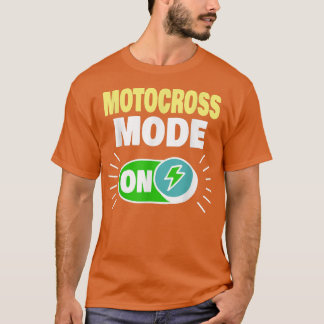 Camiseta Motocross Mode Em Funny Motocross Biker 1081