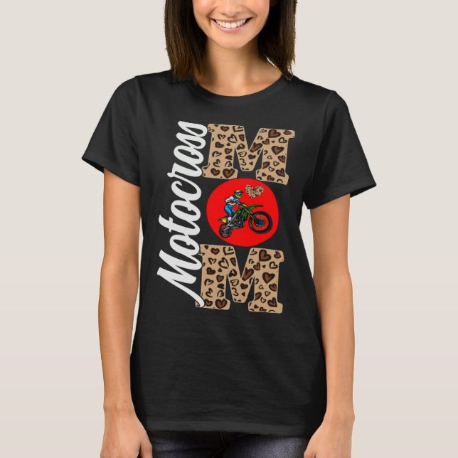 Camiseta Motocross Mom Motheru2019s Day Motocross Sport  Wo (Frente)
