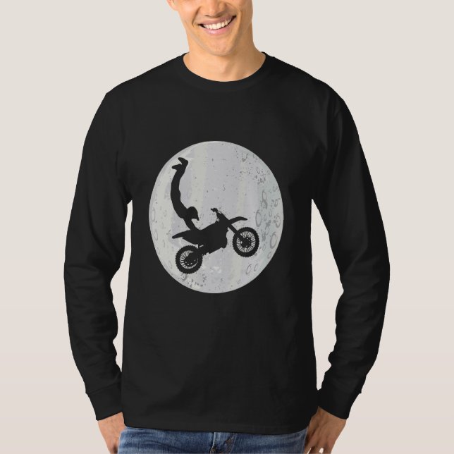 Camiseta Motocross Moon Fmx Estilo Livre (Frente)