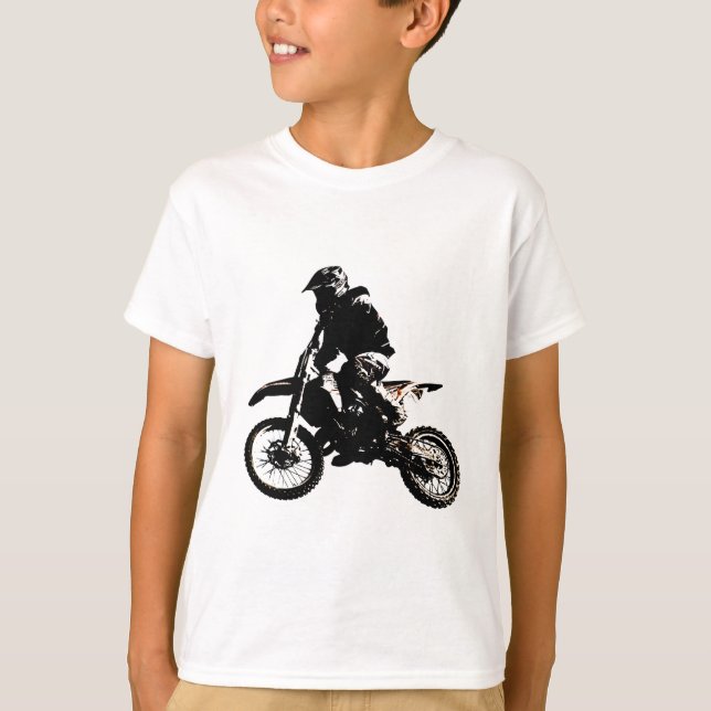 Camiseta Motocross motocicleta (Frente)