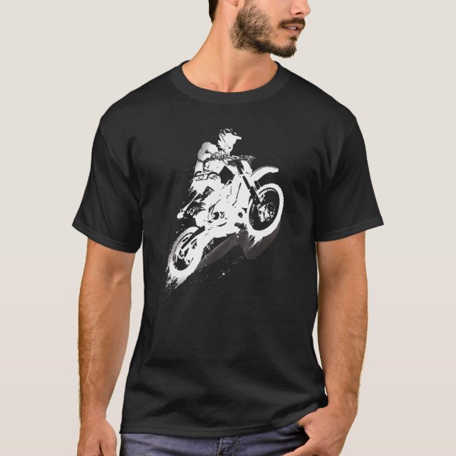 Camiseta Motocross Motocross Dirt Bike Rider Motors (Frente)