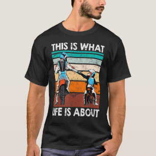 Camiseta Motocross Motor De Motociclista Mens