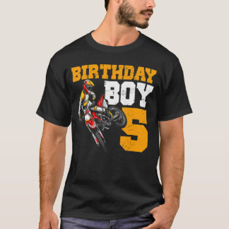 Camiseta Motocross MX Dirt Bike Bday Boy Birday 5