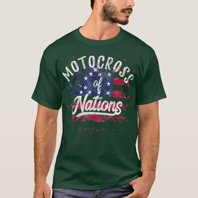 Camiseta Motocross of Nations Support USA MX Team at MXdN (Frente)