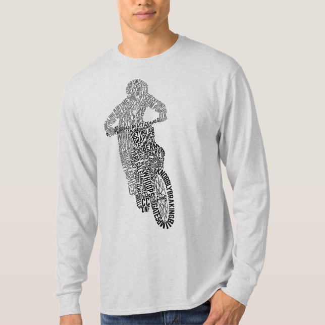 Camiseta Motocross Off Road Trike Bike Art (Frente)