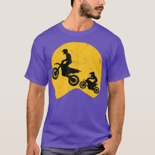 Camiseta Motocross Padre Filha Filho Motorbike Rider