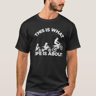 Camiseta Motocross Pai de motocross Engraçado Dirt para Fat