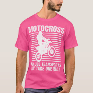 Camiseta Motocross porque moto moto para esporte de equipe