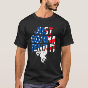 Camiseta Motocross Racer Rail Rider Lá Fora Só Vou Sen