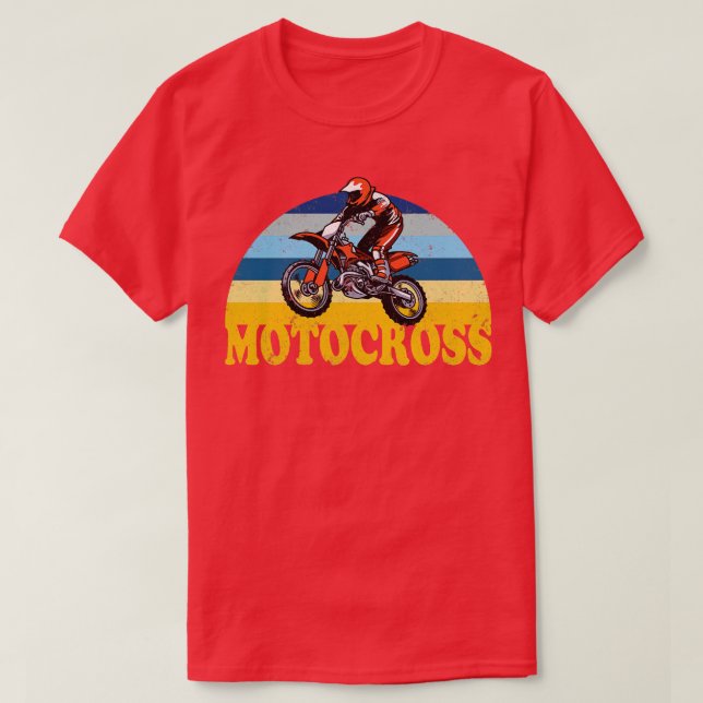 Camiseta Motocross Racing Biker (Frente do Design)