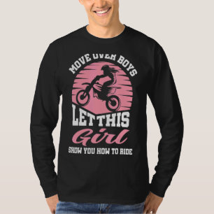 Camiseta Motocross Riding Que essa garota mostre a você cav