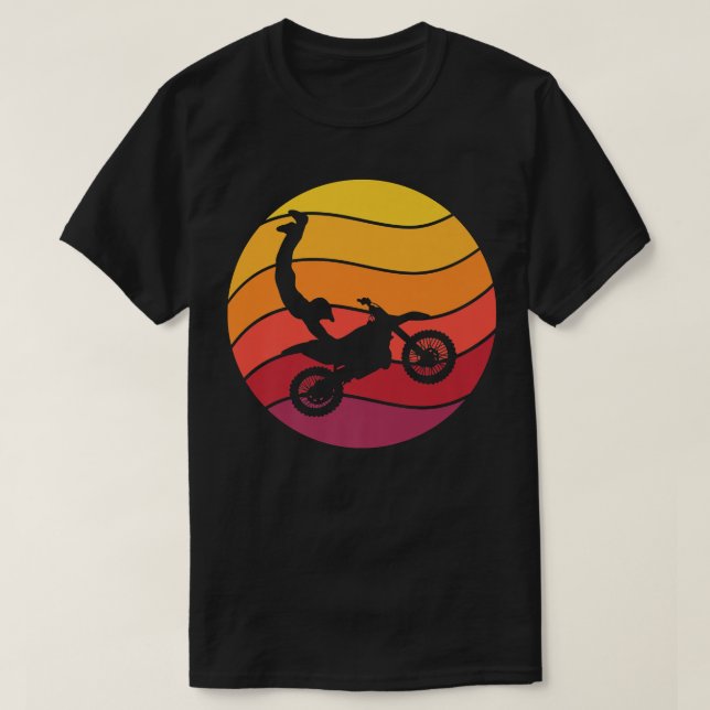 Camiseta Motocross Seatgrab Estilo Retro Vintage 795 (Frente do Design)