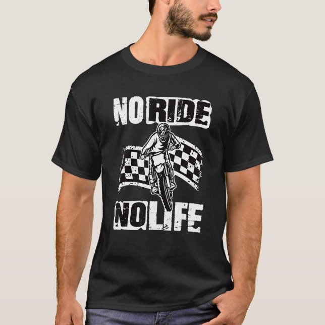 Camiseta Motocross Sem Corrida Sem Motocross Machines salva (Frente)